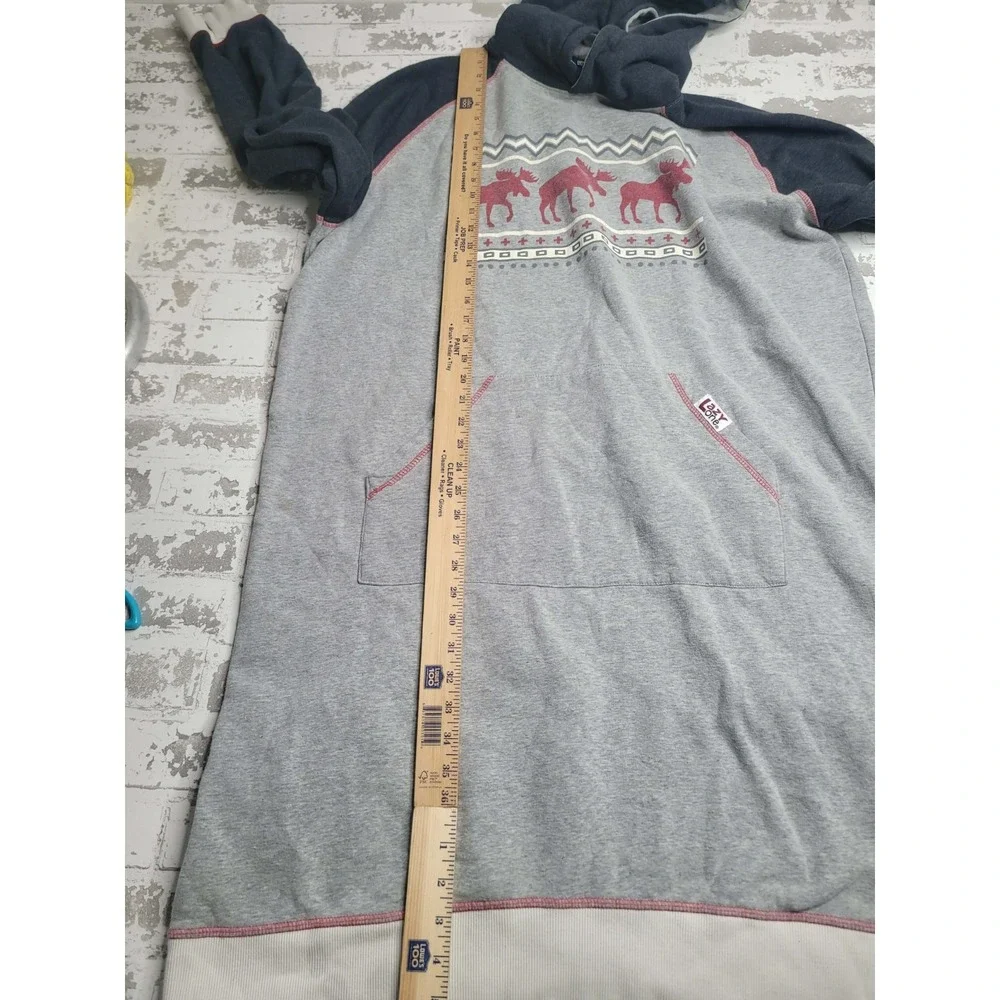 Laxy One Cabin Moose Sleep Hoodie‎ L/XL